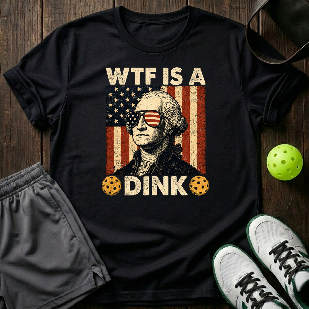 Wtf Is A Dink T-Shirt — Black