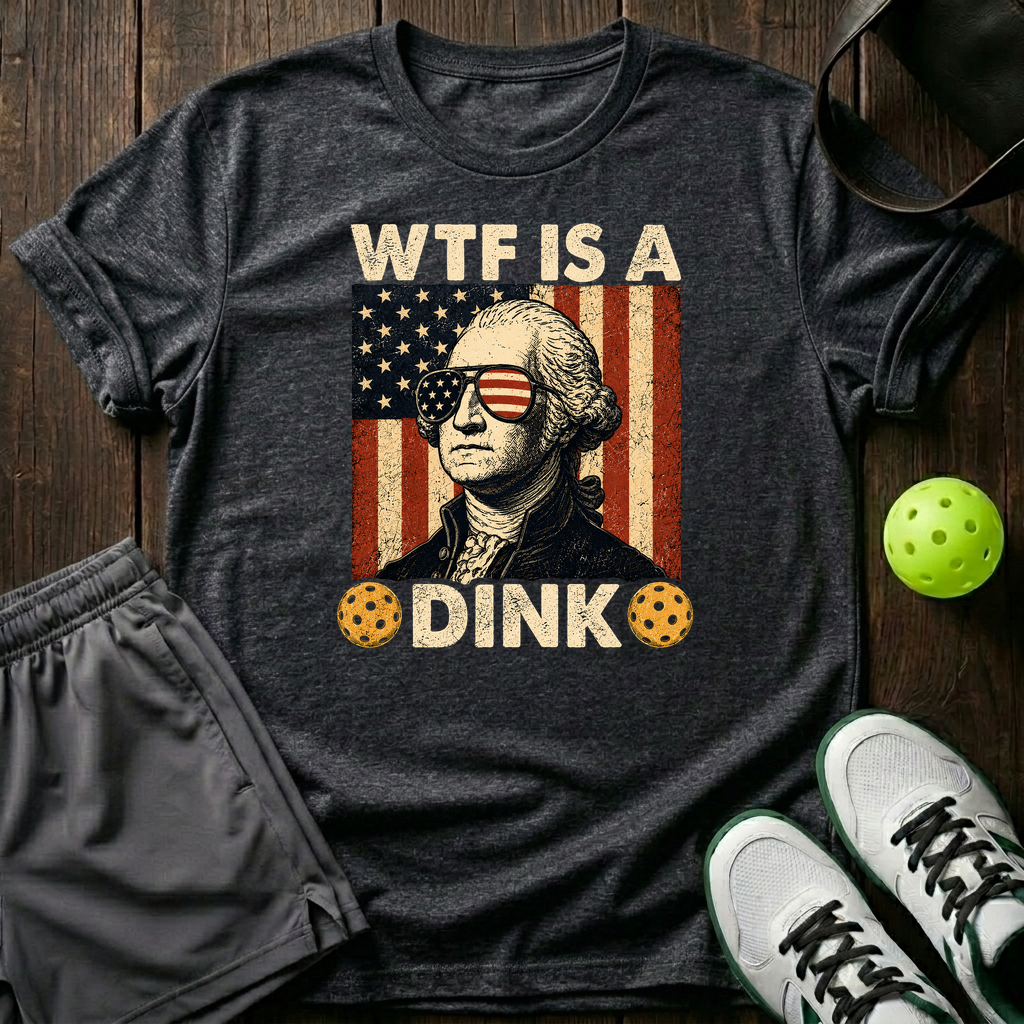 Wtf Is A Dink T-Shirt — Dark Heather
