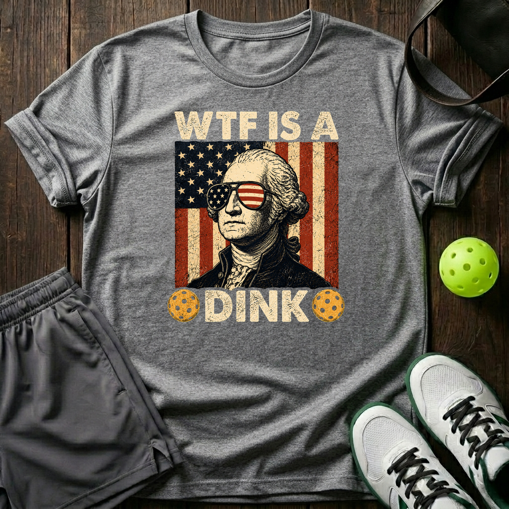 Wtf Is A Dink T-Shirt — Sport Grey