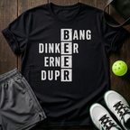 Pickleball Bee R T-Shirt — Black