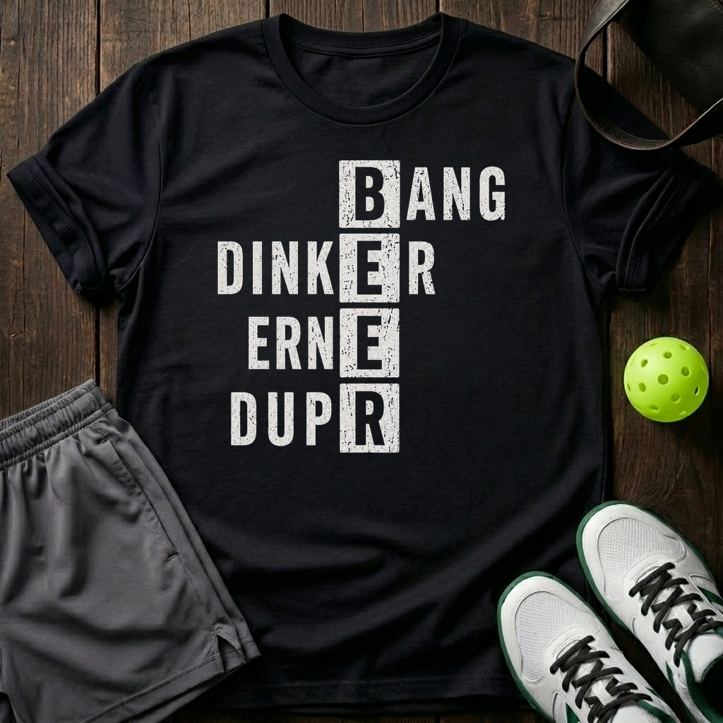 Pickleball Bee R T-Shirt — Black