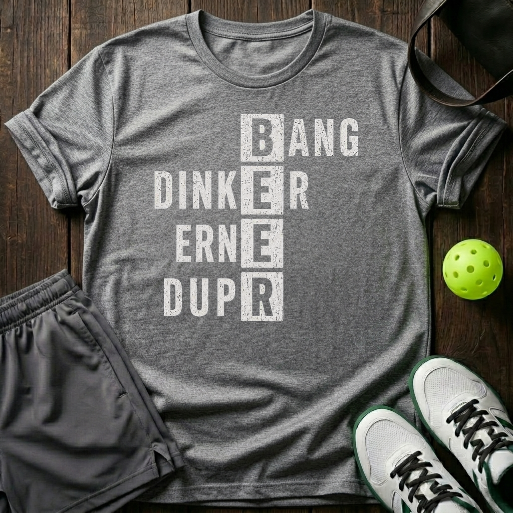 Pickleball Bee R T-Shirt — Sport Grey