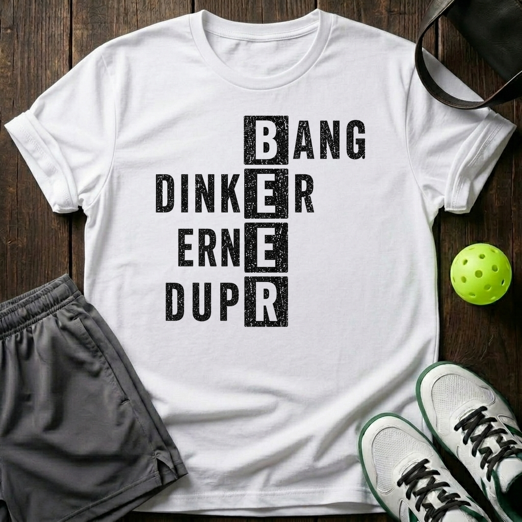 Pickleball Bee R T-Shirt — White