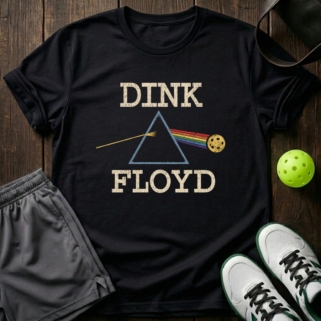 Dink Floyd Album Parody T-Shirt — Black