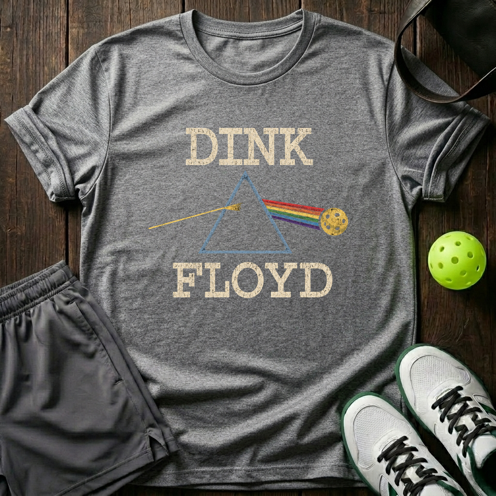 Dink Floyd Album Parody T-Shirt — Sport Grey