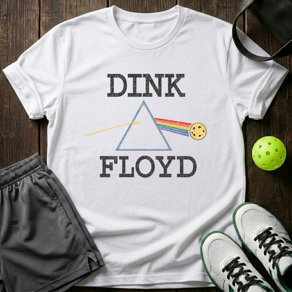 Dink Floyd Album Parody T-Shirt — White