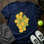 Pickleball Grapes T-Shirt — Navy