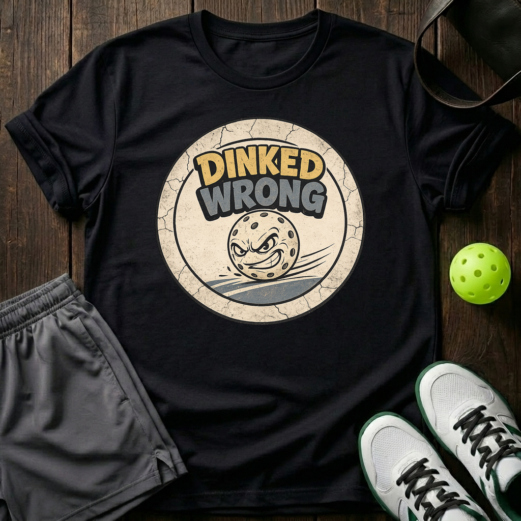 Dinked Wrong T-Shirt — Black