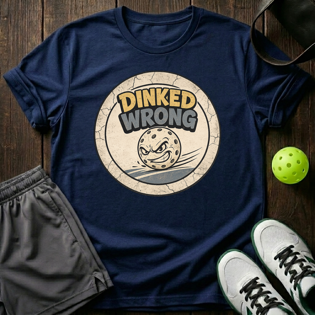 Dinked Wrong T-Shirt — Navy