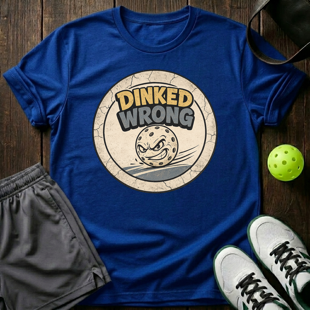 Dinked Wrong T-Shirt — Royal