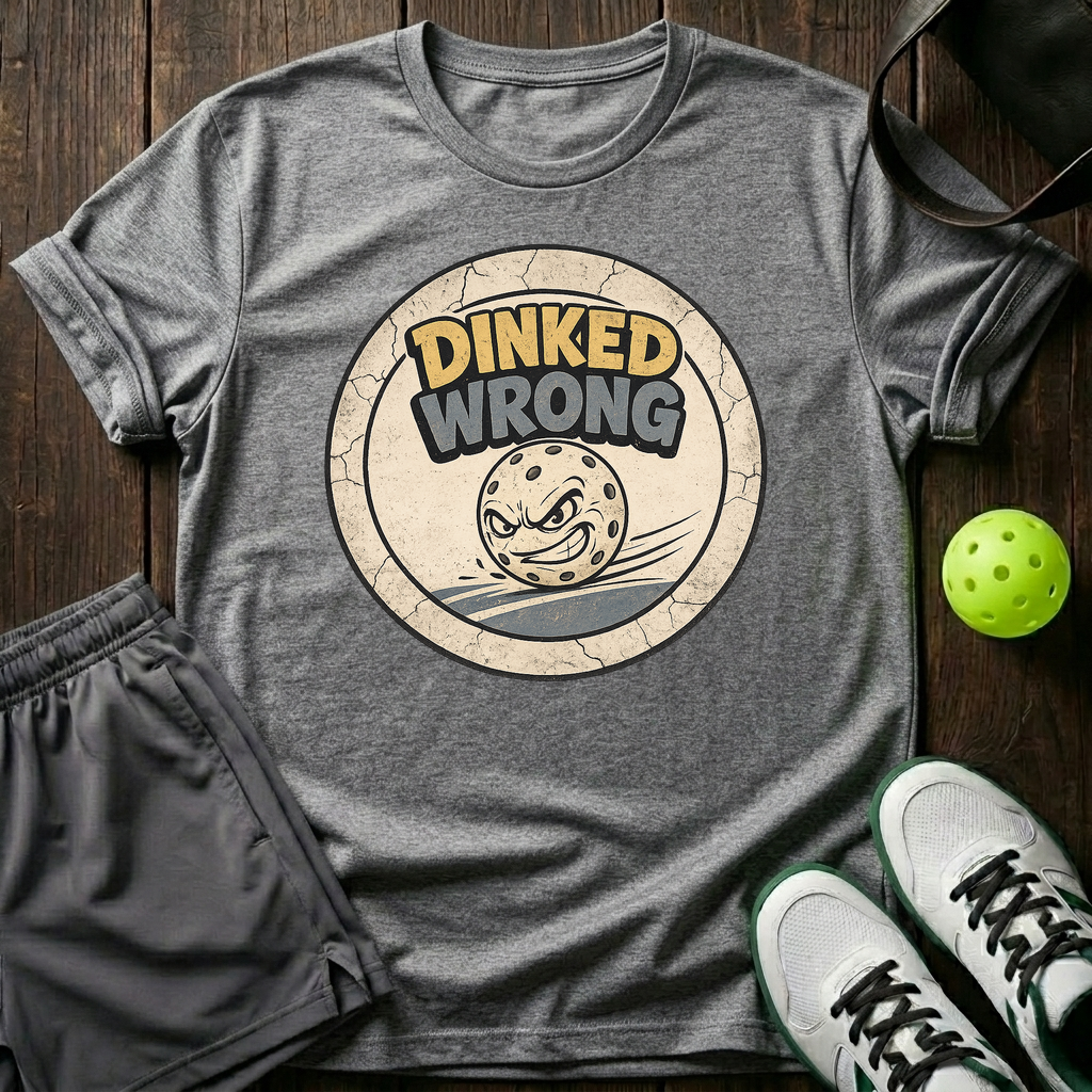 Dinked Wrong T-Shirt — Sport Grey