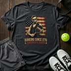 Dinking Since 1776 Americas 250Th T-Shirt — Dark Heather