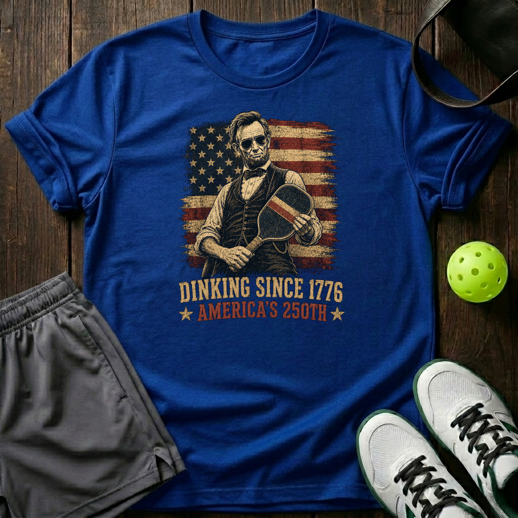 Dinking Since 1776 Americas 250Th T-Shirt — Royal