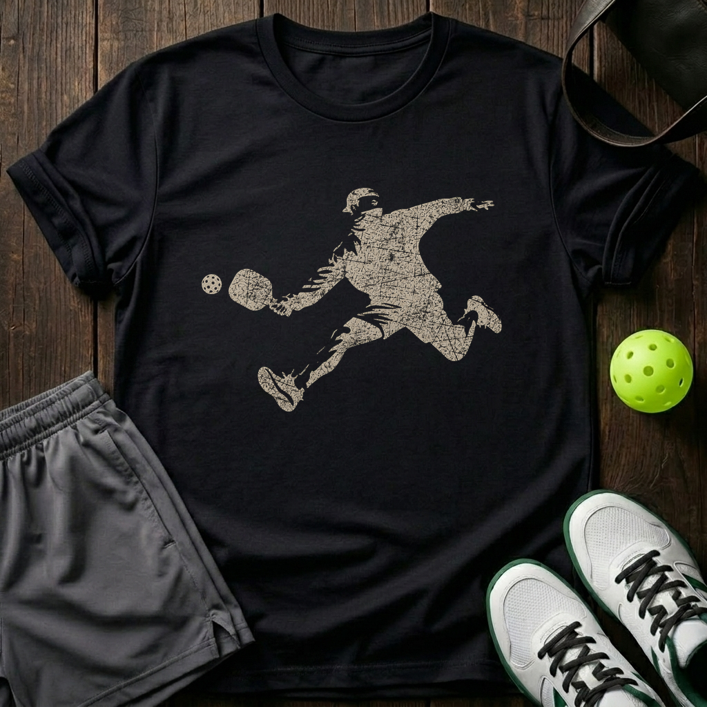 Erne Stencil T-Shirt — Black