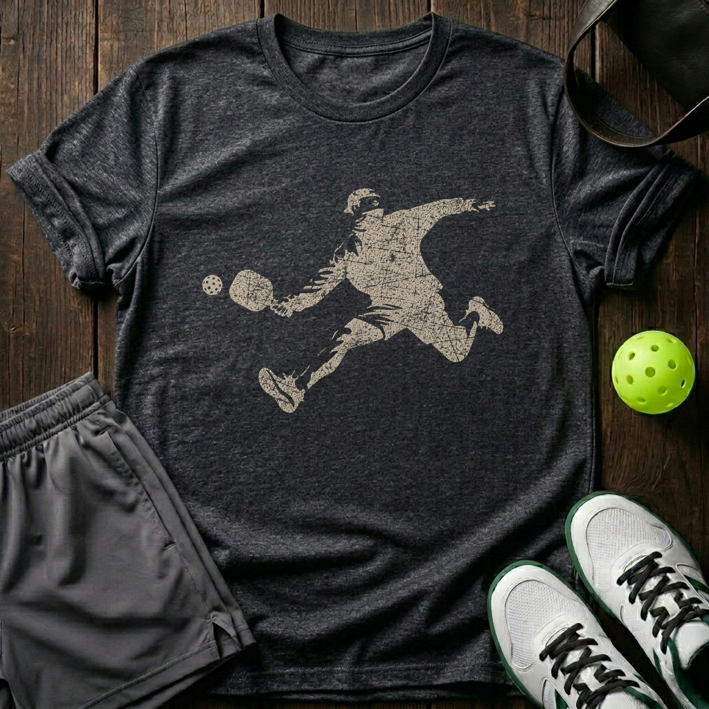 Erne Stencil T-Shirt — Dark Heather