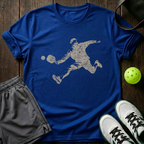 Erne Stencil T-Shirt — Royal