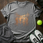 Squad Forest Walk Line Art Graphic T-Shirt
