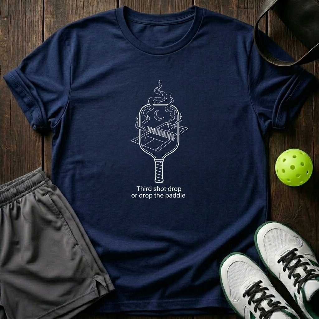 Third Shot Drop Or Drop The Paddle T-Shirt