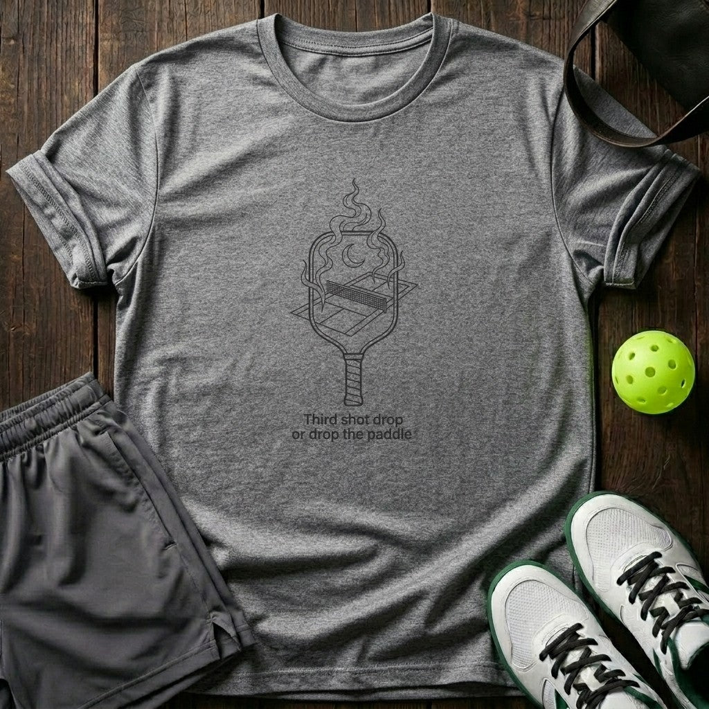 Third Shot Drop Or Drop The Paddle T-Shirt