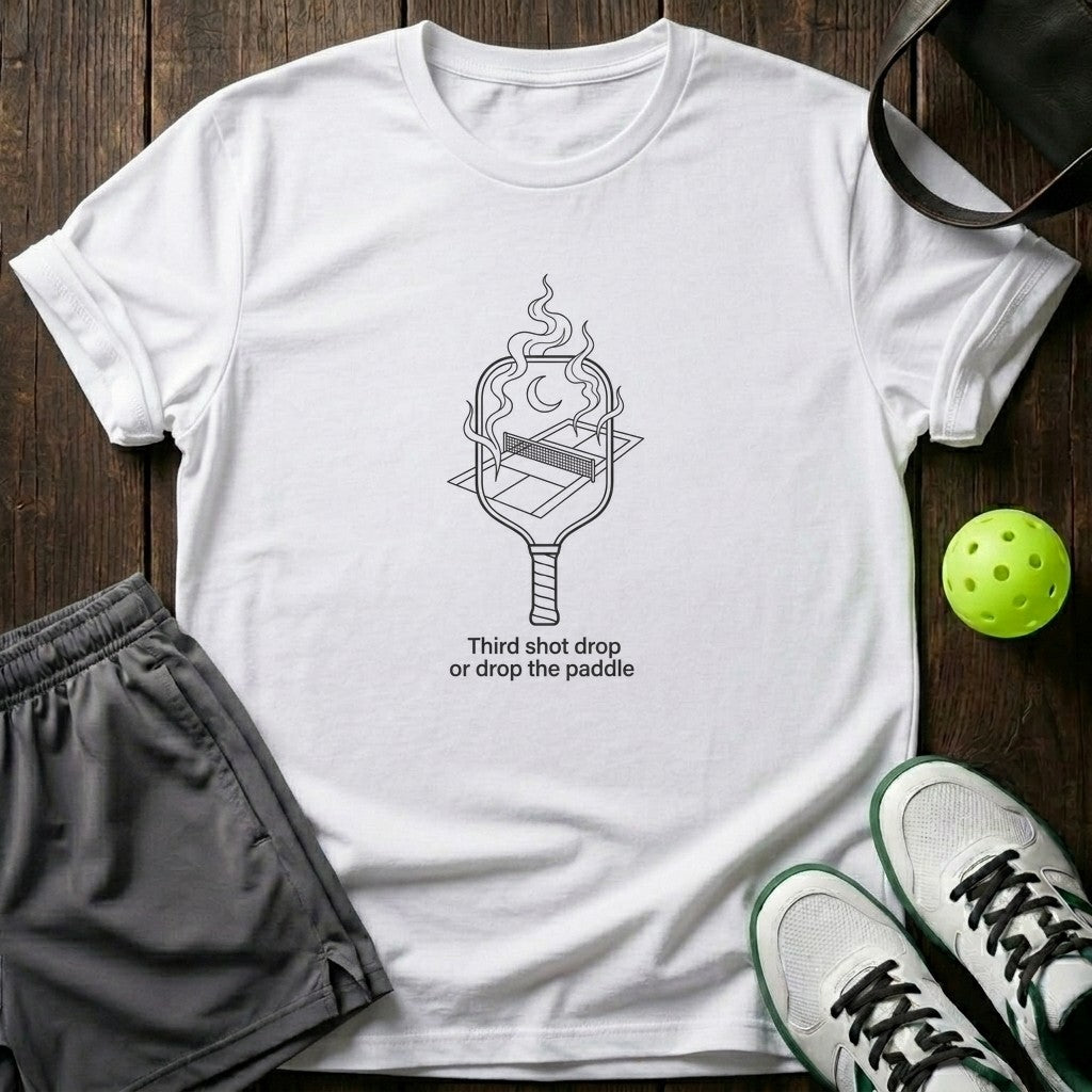 Third Shot Drop Or Drop The Paddle T-Shirt
