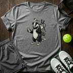Badger Vintage Engraving Graphic T-Shirt