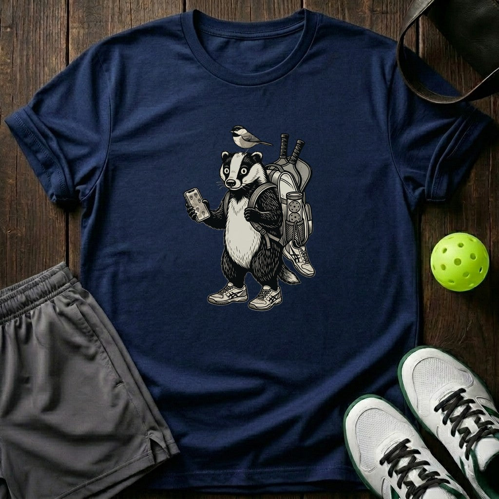 Badger Vintage Engraving Graphic T-Shirt