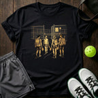 Court Walk Golden Sketch Graphic T-Shirt