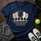 Two Things I Take Seriously My Third Shot Drop And Nothing T-Shirt