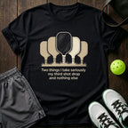Two Things I Take Seriously My Third Shot Drop And Nothing T-Shirt