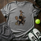 Cat Adventure Engraving Graphic T-Shirt