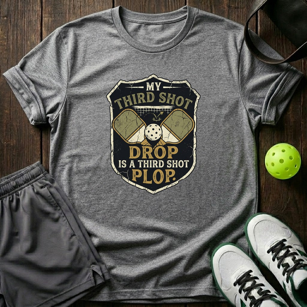 Third Shot Drop Is A Third Shot Plop T-Shirt