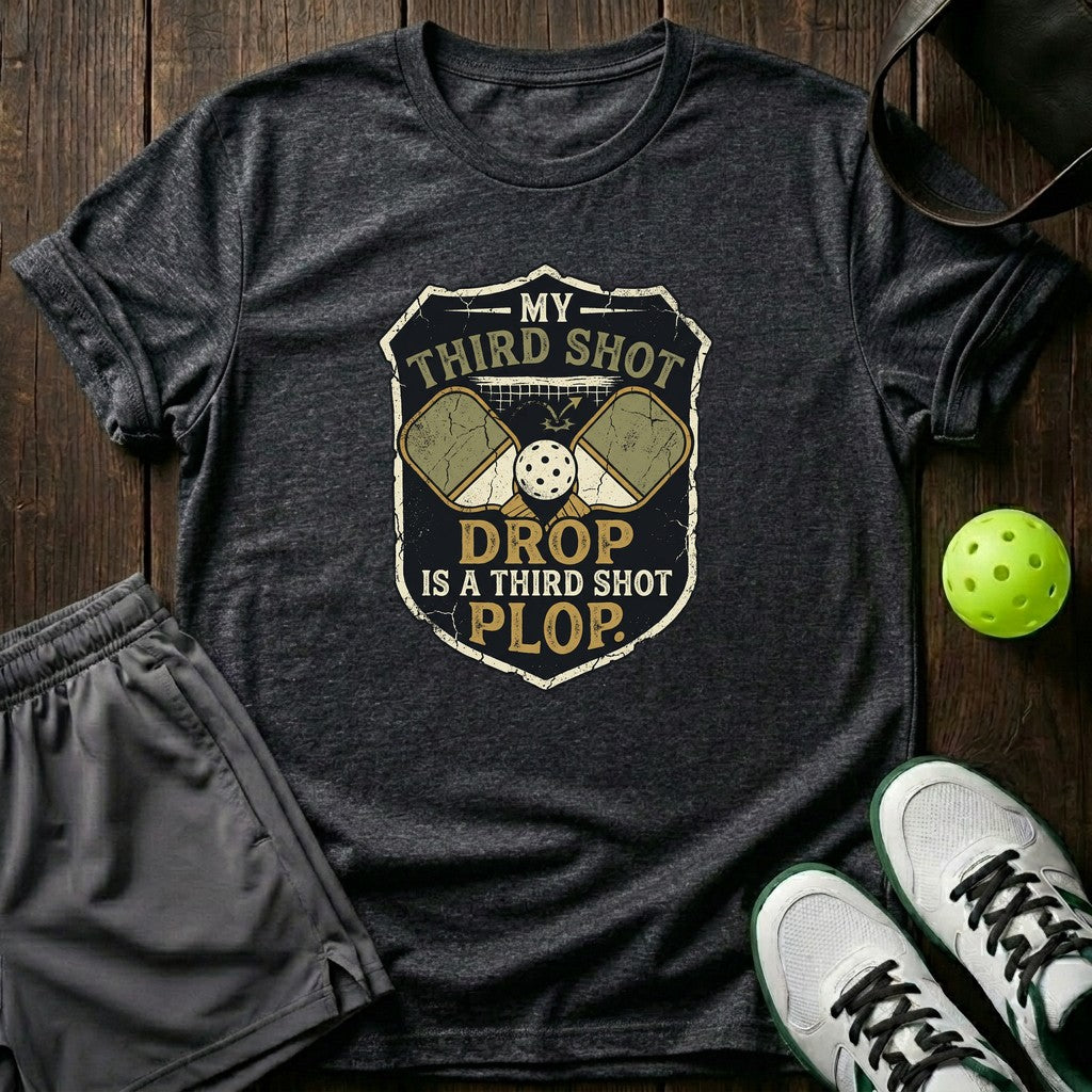 Third Shot Drop Is A Third Shot Plop T-Shirt