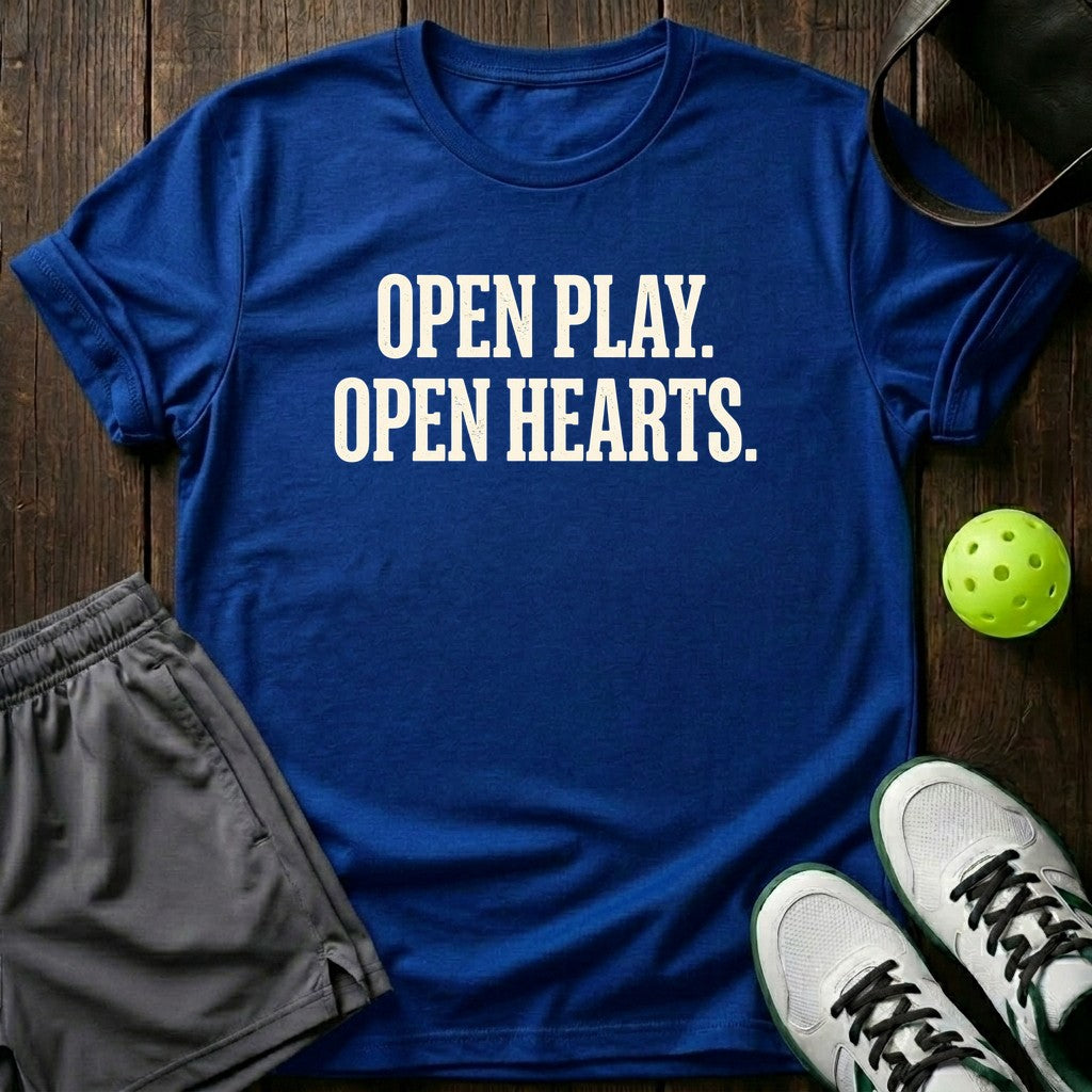 Open play. Open hearts T-Shirt