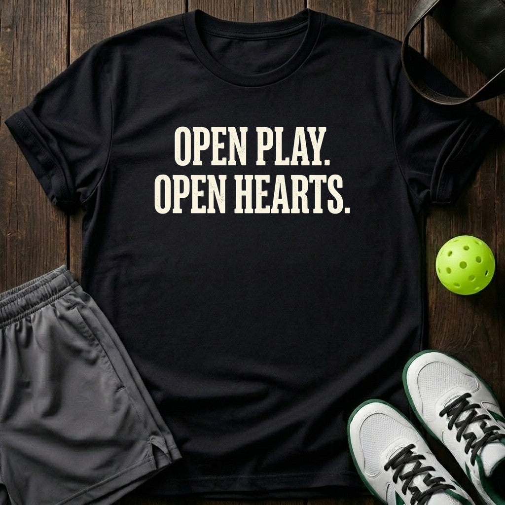 Open play. Open hearts T-Shirt
