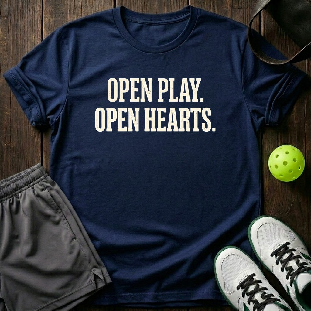 Open play. Open hearts T-Shirt