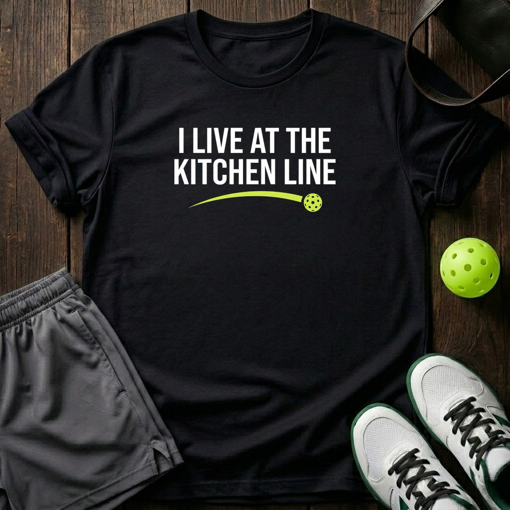 I live at the kitchen line T-Shirt