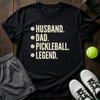 Husband Dad Pickleball Legend T-Shirt