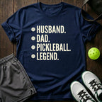 Husband Dad Pickleball Legend T-Shirt