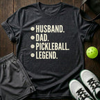 Husband Dad Pickleball Legend T-Shirt