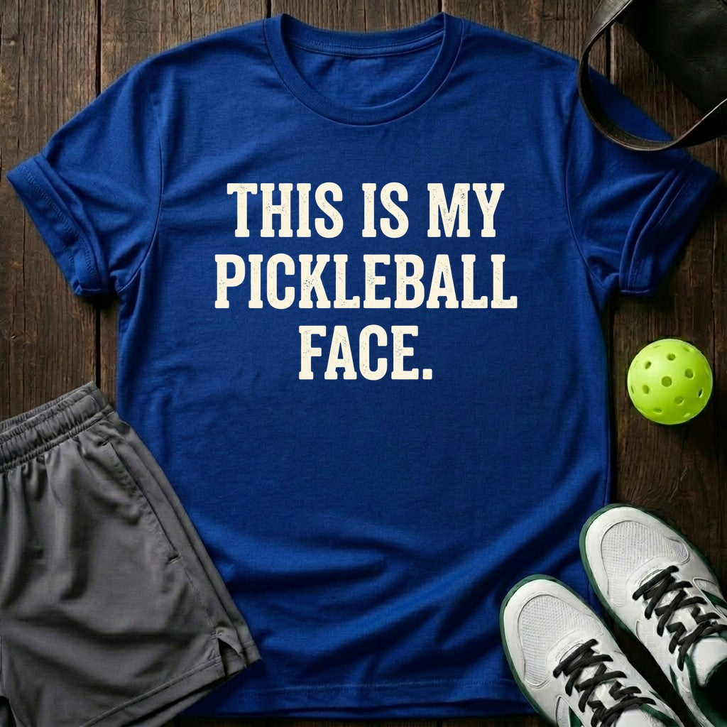 This Is My Pickleball Face T-Shirt