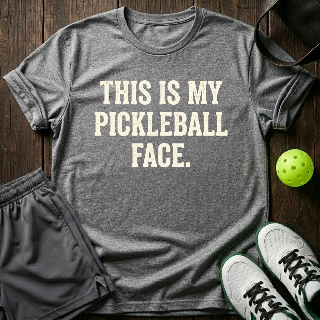 This Is My Pickleball Face T-Shirt