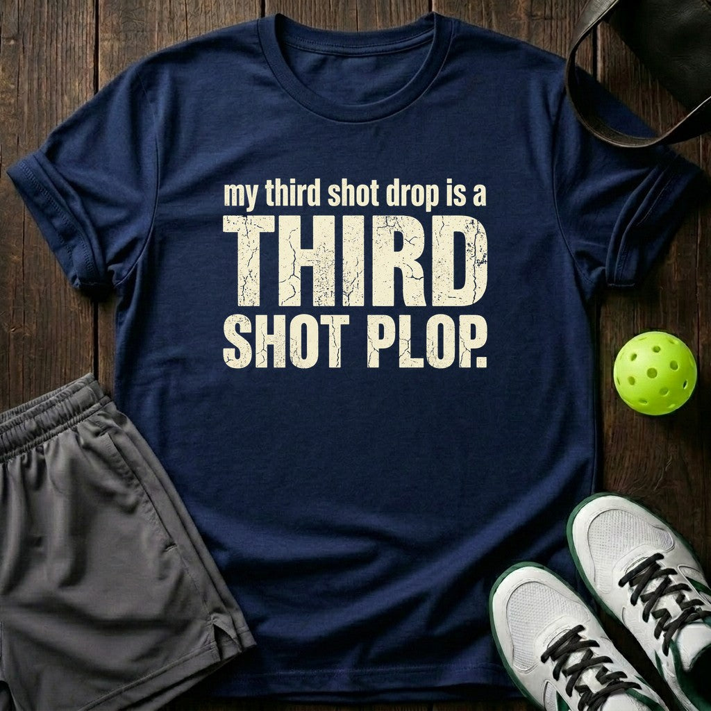 My Third Shot Drop Is A Third Shot Plop T-Shirt