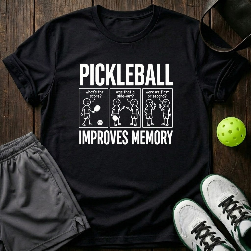 Pickleball Improves Memory T-Shirt