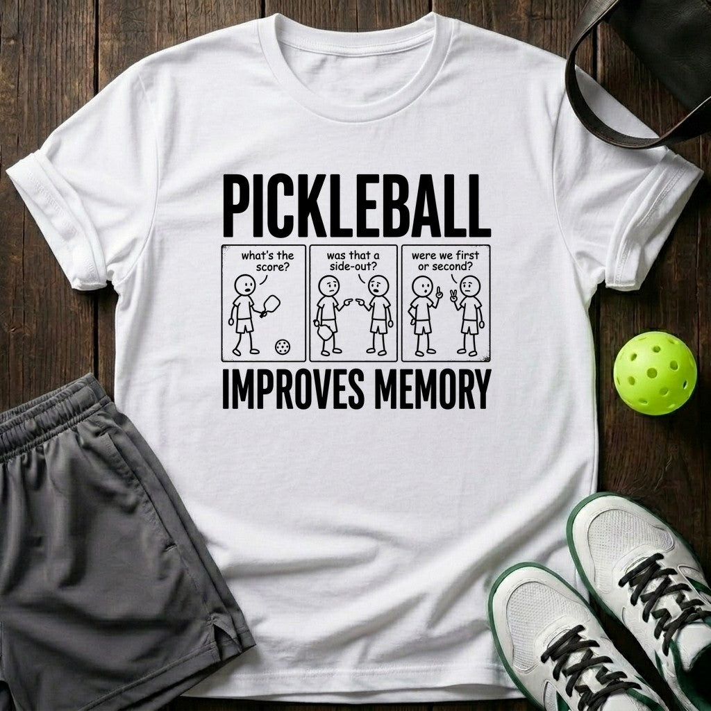 Pickleball Improves Memory T-Shirt