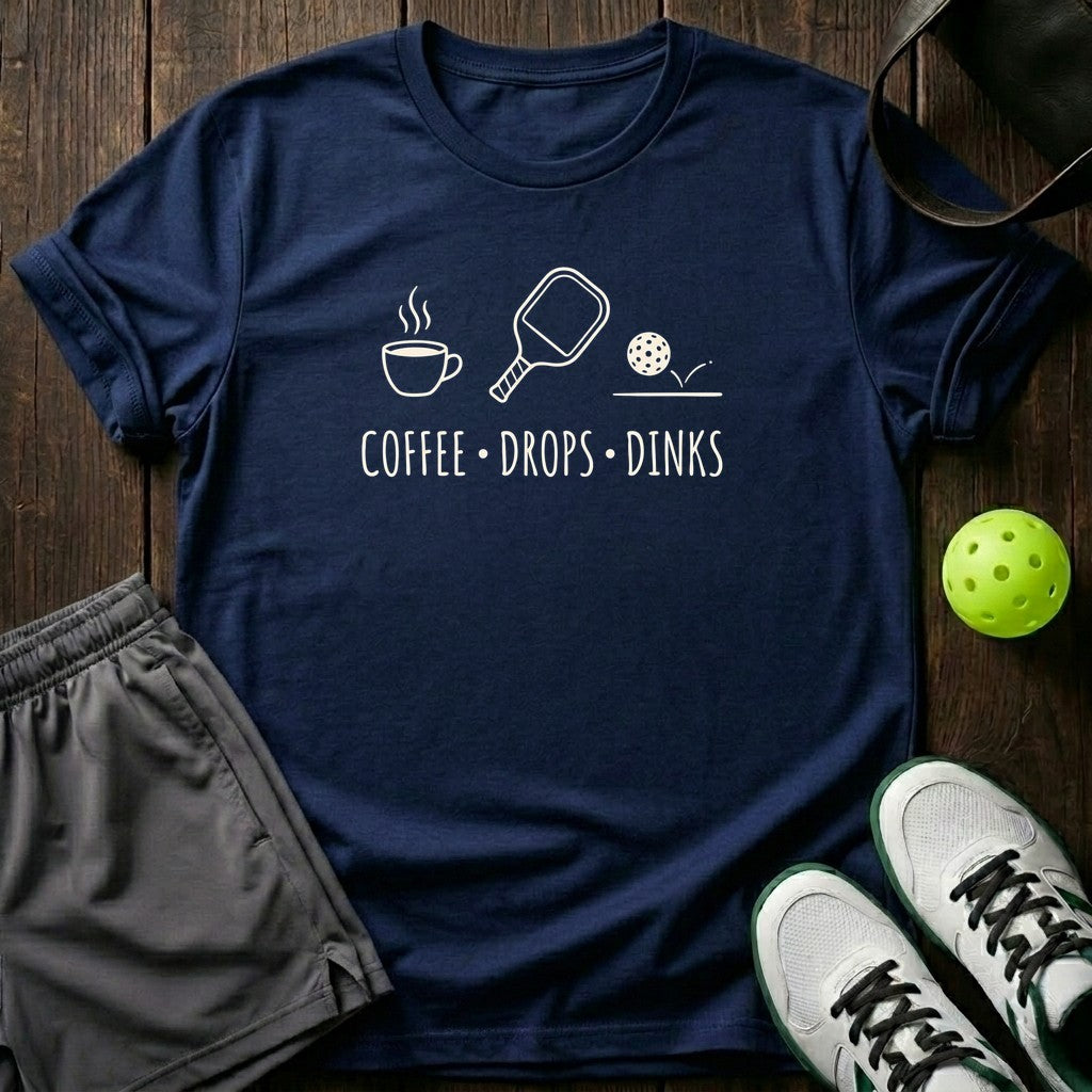 Coffee Drops Dinks T-Shirt
