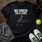 Big Dinker Llama T-Shirt — Black