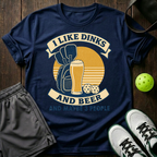 I Like Dinks And Beer T-Shirt — Navy