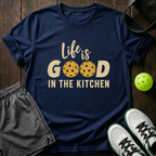 Life Is Good In The Kitchen T-Shirt — Navy