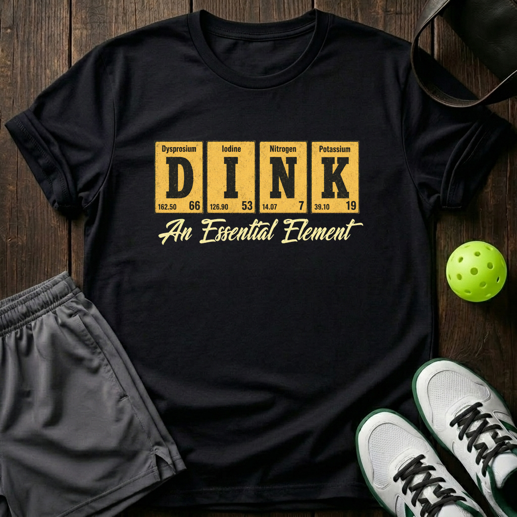 Dink Element T-Shirt — Black