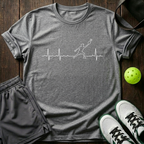 Pickeball Line T-Shirt — Sport Grey